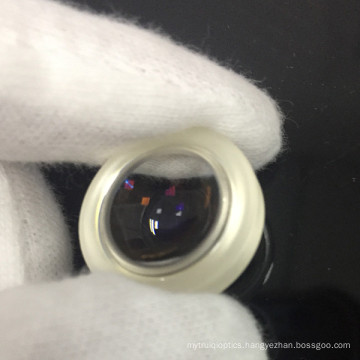 12 degree Beam Deviation 25.4mm dia AR coated 1050-1700nm Round Wedge Prisms Optical Glass